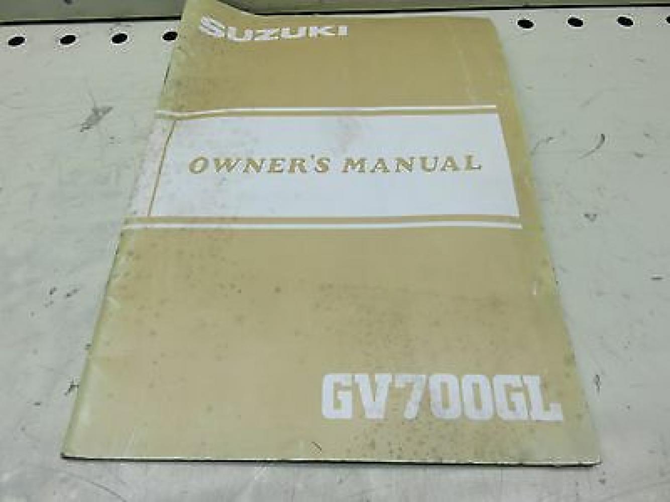 1984 SUZUKI GV700GL OWNER OPERATORS MANUAL  (SSM-19)