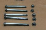 1981 HONDA CM400C CM400 CUSTOM (#196) WHEEL HUB CAP DUST COVER ROTOR BOLTS