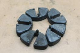 1994 SUZUKI GS500 (#202) REAR WHEEL CUSH DRIVE RUBBERS