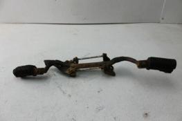 1981 HONDA CM200T CM200 TWINSTAR (#235) FRONT FOOTPEG FOOT PEG MOUNT ASSEMBLY