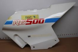 1986 SUZUKI RG500 RIGHT SIDE FRAME COVER FAIRING COWL 47110-20A00 (STPU45)