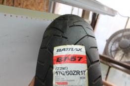 BRIDGESTONE BATTLAX BT-57 170/60-17  ZR17 REAR TIRE (TRTS18)