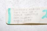 1983 KAWASAKI GPZ EX305 THROTTLE CABLE LINE (TOC20)