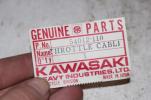 KAWASAKI KZ400 KZ440 THROTTLE CABLE LINE 'A' (TOC754)