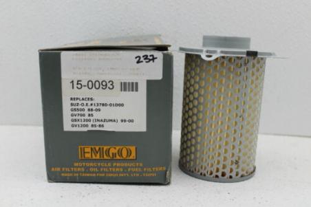 1985-2008 SUZUKI GS500E GS500F MADURA 1200 700 EMGO AIR FILTER CLEANER (SBA) 