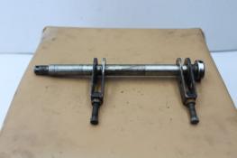 1980 YAMAHA XS400 SPECIAL (#314) REAR AXLE PIVOT BOLT WITH AXLE ADJUSTERS