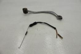 1982 SUZUKI GS650GL GS650 (#356) REAR BRAKE PEDAL FOOT LEVER W/ BRAKE SWITCH