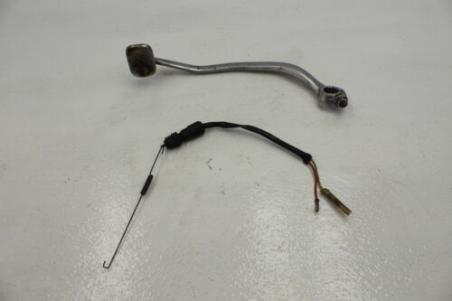 1982 SUZUKI GS650GL GS650 (#356) REAR BRAKE PEDAL FOOT LEVER W/ BRAKE SWITCH