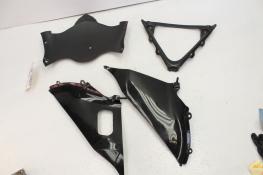 2008 SUZUKI GSXR750 LOWER CENTER , RIGHT LEFT FRAME FAIRING COWL COVER (STPU66)