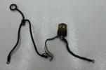 1977 KAWASAKI KZ650 (#364) STARTER SOLENOID START SWITCH W/ GROUND WIRE 