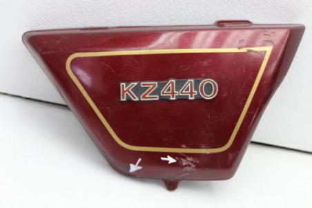 1980 KAWASAKI KZ440B RIGHT SIDE FRAME COVER PANEL 36001 (KTP377)