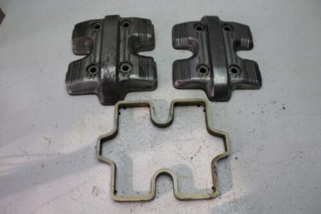 1984 HONDA VF1100 MAGNA (#367) ENGINE TOP END CYLINDER HEAD WITH SPACER BASE 