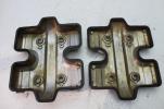 1984 HONDA VF1100 MAGNA (#367) ENGINE TOP END CYLINDER HEAD WITH SPACER BASE 