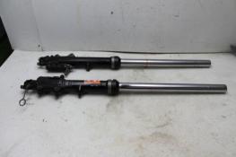 1984 SUZUKI GS700 GS700ES (#275) FRONT FORKS SHOCK SUSPENSION SET PAIR