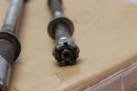 1982 YAMAHA VIRAGO XV920 (#308) FRONT AXLE REAR AXLE WHEEL RIM BOLT TIRE