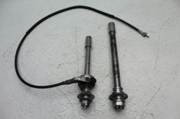 1979 YAMAHA XS750 SPECIAL TRIPLE (#384) FRONT REAR AXLE SPEEDOMETER GEAR CABLE