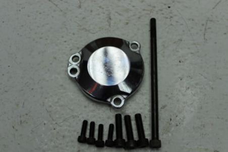 1979 YAMAHA XS750 SPECIAL TRIPLE (#384) LEFT ENGINE COVER TRANSMSSON HOUSING CAP