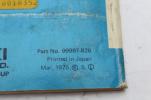 1974 KAWASAKI KZ400 KZ400D OWNERS MANUAL BOOK (TMAN62)
