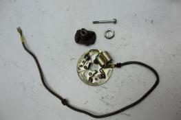 1973 HONDA CB500 (#399) PICK UP COIL PULSE GENERATOR POINTS W/ ROTOR ADVANCER 