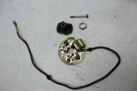1973 HONDA CB500 (#399) PICK UP COIL PULSE GENERATOR POINTS W/ ROTOR ADVANCER 