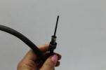 1985 YAMAHA XV700 VIRAGO (#402) SPEEDOMETER CABLE LINE