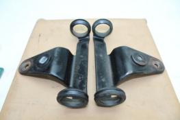 1978 SUZUKI GS550 (#405) HEADLIGHT LAMP EARS MOUNT BRACKET FRONT FORK