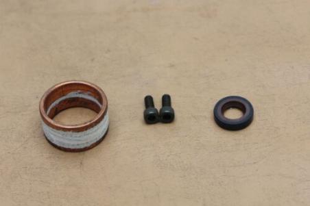 1983 YAMAHA VIRAGO XV750 EXHAUST MUFFLER HEADER GASKET SCREW BOLT WASHER (YB40)