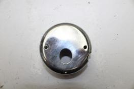 1974 YAMAHA TX500 TACHOMETER GAUGE METER COVER CHROME (YSM13)