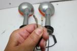 1977 YAMAHA XS360-2 (3413) FRONT LEFT RIGHT TURN SIGNALS LIGHT INDICATORS