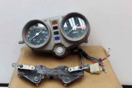 1978 HONDA HAWK I CB400 SPEEDOMETER TACHOMETER GAUGE GAUGES (SYBA)